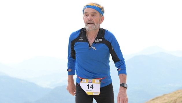Hans Weber greift auch mit 87 Jahren noch an.