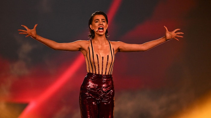 Mariam Shengelia sang auf Englisch und Georgisch.