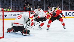 Gegen Top-Favorit Kanada hat Österreich durchaus eine starke Leistung gezeigt.  (Bild: GEPA)