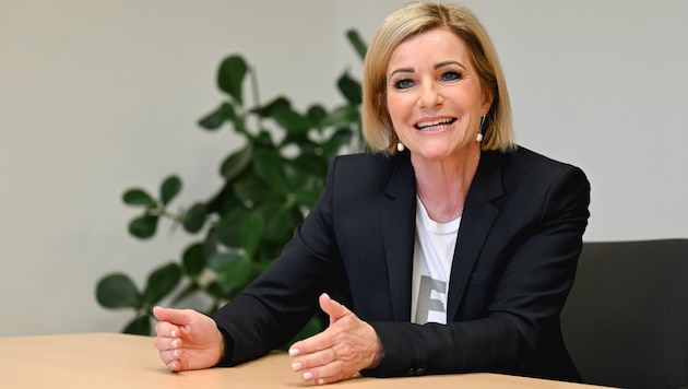 Iris Schmidt, Geschäftsführerin des Arbeitsmarktservice Oberösterreich