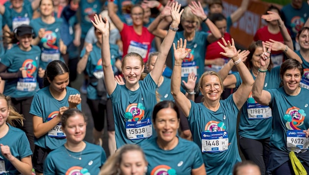 Am Sonntag, 25.5. stehen wieder mehr als 28.000 Frauen und Mädchen auf der Starlinie in der Prater Hauptallee in Wien.