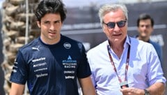 Carlos Sainz Sr. (r.) will offenbar FIA-Präsident werden. (Bild: AFP/APA/Giuseppe CACACE)