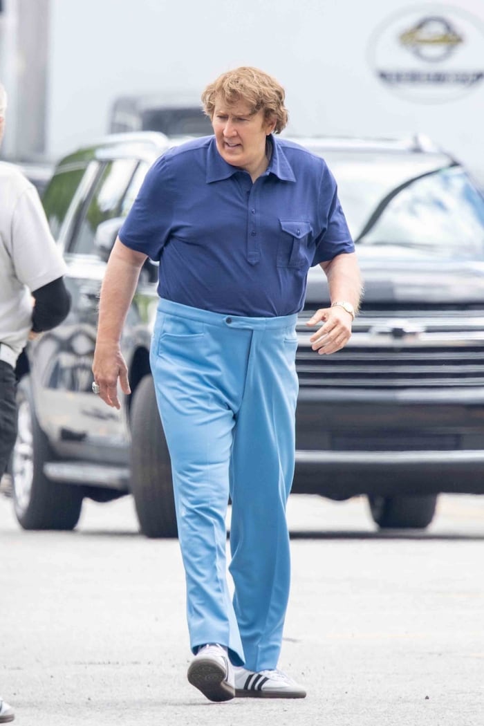 Nicolas Cage am „Madden“-Filmset in Atlanta
