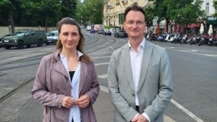Johanna Sperker und Vize Thomas Gerstbach sollen es jetzt für die ÖVP in Hietzing richten