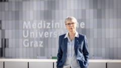 Andrea Kurz steht seit dem Vorjahr der Grazer Med Uni als Rektorin vor. (Bild: helmut lunghammer)