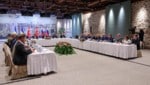 Hier sollte es zum Durchbruch im Angriffskrieg auf die Ukraine kommen – die Hoffnungen dürften aber sehr schnell wieder verblassen. (Bild: EPA/TURKISH FOREIGN MINISTER OFFICE HANDOUT)