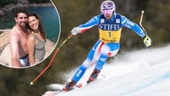 Nastasia Noens und Maxence Muzaton verkünden frohe Neuigkeiten.  (Bild: Krone KREATIV/GEPA pictures, instagram.com/nastasianoens)