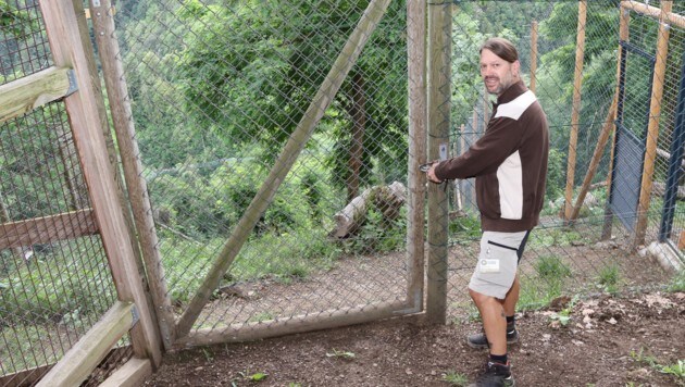 Muss ein Mitarbeiter in Herberstein zu Tieren, gilt erhöhte Vorsicht und das Vier-Augen-Prinzip