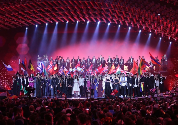 So sah der Song Contest 2015 in der Wiener Stadthalle aus.