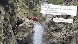 Die Elfjährige überlebte den Absturz nicht, jetzt treffen von überall Beileidsbekundungen ein. (Bild: Bergrettung Imst, Krone KREATIV)