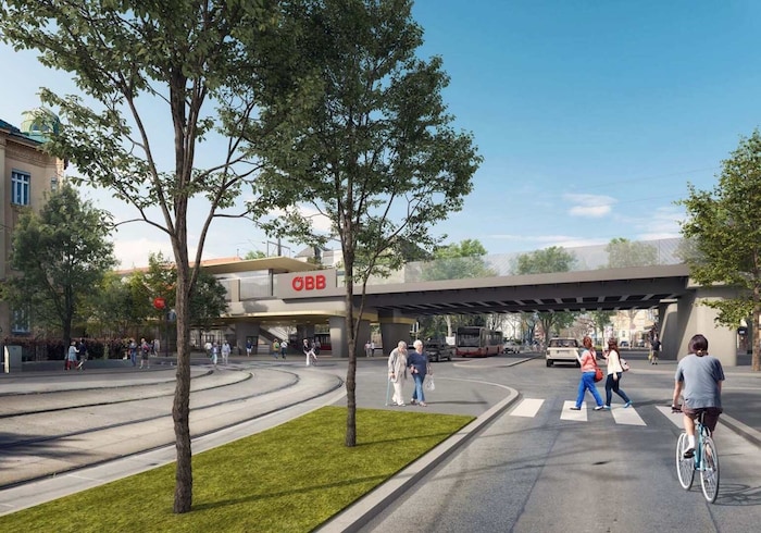 Die Hauptarbeiten starten im September 2026 im Nordabschnitt zwischen Hütteldorf und ...