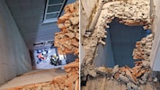 Ein Bauschaden dürfte Grund für den Einsturz sein. (Bild: Stadt Wien | Feuerwehr )
