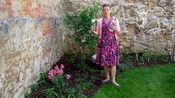 Der Garten in der Stadtvilla. Zezelitsch erzählt auch in ihrem Blog „Uschi hoch zu Beet“ von Oma-Pflanzen und Retro-Gärten. (Bild: Charlotte Titz)