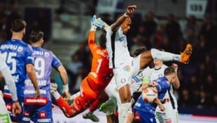 Emanuel Aiwu will mit Sturm den ersten Titel in seiner Karriere holen. (Bild: GEPA)