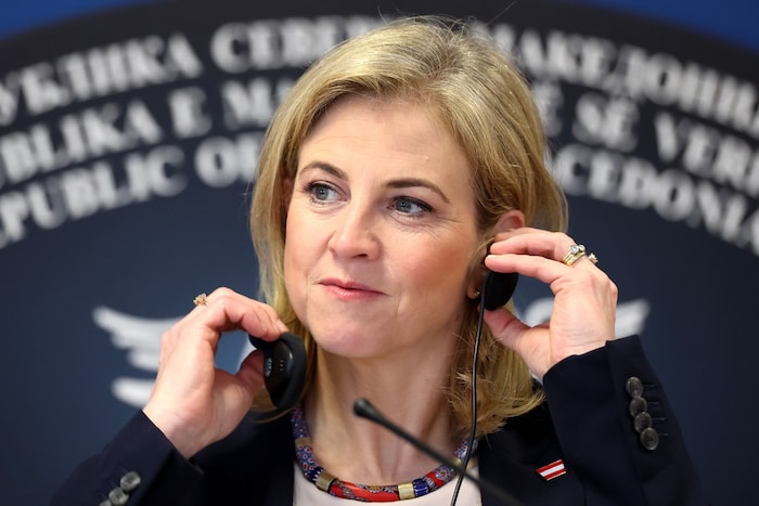 Außenministerin Beate Meinl-Reisinger (NEOS) hat am Freitag Nordmazedonien besucht.