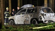 Das Ganovenquartett hatte von Maturanten ein Auto geraubt und später in Brand gesteckt.