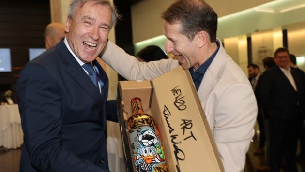 Jauk und Franco Foda. (Bild: Jauschowetz Christian)