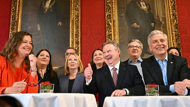 Die Spitzen der Wiener SPÖ.