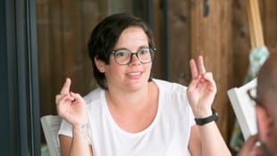 Voller Lebensfreude und Zuversicht: Angelika Vögel ist seit drei Jahren krebsfrei.  (Bild: Mathis Fotografie)