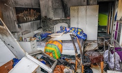 Das blieb nach dem Brand übrig.