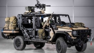 Der „Caracal“ von Rheinmetall basiert auf dem in Graz gebauten Mercedes G. (Bild: Rheinmetall)