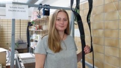 In Stoob werden die Sparten Keramik, Ofenbau und Fliese angeboten. Letztere ist Anja Hartigs Passion. (Bild: zVg)