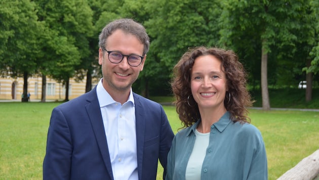 Daniel Zadra und Eva Hammerer wurden wiedergewählt und führen die Vorarlberger Grünen auch weiterhin an. 