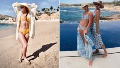 Mikaela Shiffrin, rechts mit ihrer Schwägerin, genießt den Sommer. (Bild: Instagram.com/mikaelashiffrin)