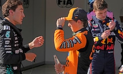 Oscar Piastri startet am Sonntag vor Max Verstappen und George Rusell.