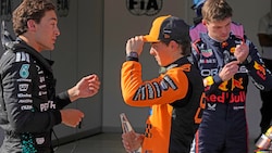 Oscar Piastri startet am Sonntag vor Max Verstappen und George Rusell. (Bild: AP/Copyright 2025 The Associated Press. All rights reserved)