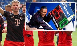 Thomas Müller fühlte sich von Leroy Sane bestens unterhalten.