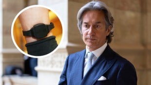Dank einer Novelle könnte Karl-Heinz Grasser früher mit Fußfessel in den Hausarrest wechseln. (Bild: Krone KREATIV/Peter Tomschi, Mario Urbantschitsch)