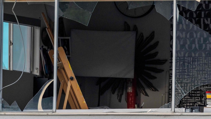Die Explosion hat schwere Schäden angerichtet.