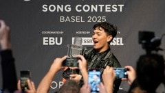 JJ gewann in Basel sensationell den Eurovision Song Contest. (Bild: AP/Martin Meissner)