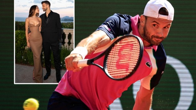 Grigor Dimitrov liebt Eiza Gonzalez. (Bild: Krone KREATIV/APA/AFP/Valery HACHE, instagram.com/eizagonzalez)
