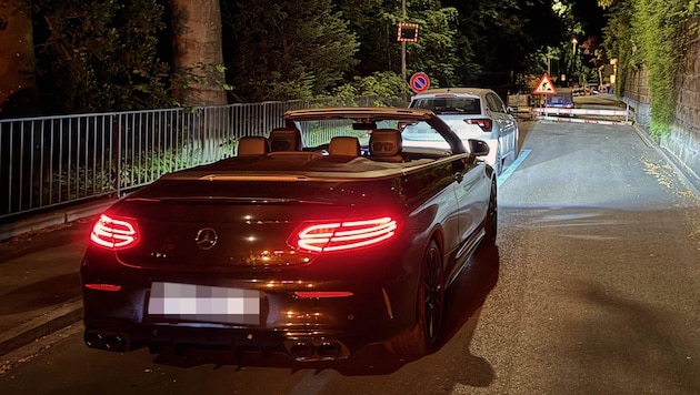 Der Mercedes wurde gefunden, der mutmaßliche Lenker einkassiert.