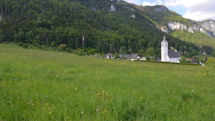 Auf diesem Grundstück sollte das Klinikum Stainach entstehen.
