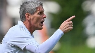 WAC-Trainer Didi Kühbauer war nach der Niederlage gegen die Austria enttäuscht.