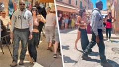 Verstoß gegen die Sitten? Censori barbusig auf Mallorca unterwegs. (Bild: Krone KREATIV/Star Press / Action Press / picturedesk.com)