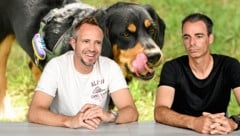 Michael Hurnaus (li.) und Wolfgang Reisinger (re.) führen den Tracker-Spezialisten Tractive, der ...