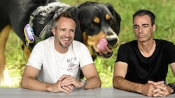 Michael Hurnaus (li.) und Wolfgang Reisinger (re.) führen den Tracker-Spezialisten Tractive, der ...