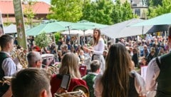 Auch Skistar Mirjam Puchner ließ sich das Genussfest nicht entgehen.