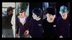 Diese Burschen stehen im Verdacht, den 14-Jährigen in der S-Bahn ausgeraubt zu haben. (Bild: LPD Wien)