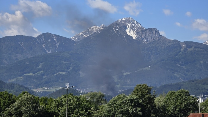 Die Rauchsäule war weithin sichtbar!