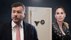Pleitier Benko will vom Tresor seiner Ehefrau Nathalie anfangs nichts gewusst haben. (Bild: Krone KREATIV/IMAGO/VISTAPRESS / G. Chlebarov, EXPA/APA/picturedesk.com, zVg., stock.adobe.com)