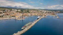 Blick auf Rijeka