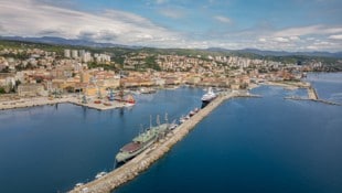 Blick auf Rijeka