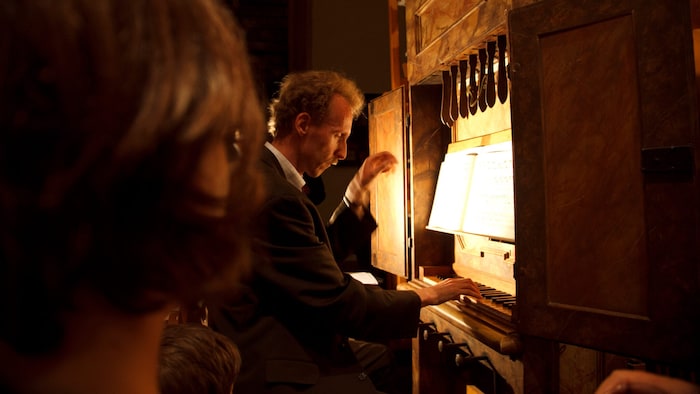 In der Josefstadt können sich Besucher an der Orgel ausprobieren. 