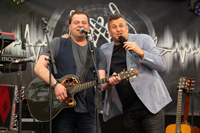 Top-Musiker Marc Pircher und sein Team sorgten für Stimmung.