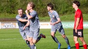 Vor dem Aufstieg in die Westliga: Seekirchen um Chudoba, Leitenstorfer und Aigner (v. l.).